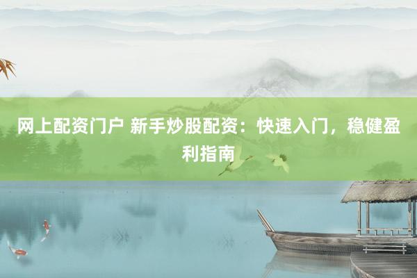 网上配资门户 新手炒股配资：快速入门，稳健盈利指南