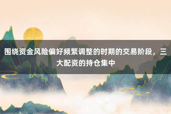 围绕资金风险偏好频繁调整的时期的交易阶段,三大配资的持仓集中