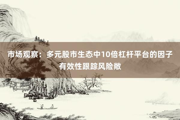 市场观察：多元股市生态中10倍杠杆平台的因子有效性跟踪风险敞